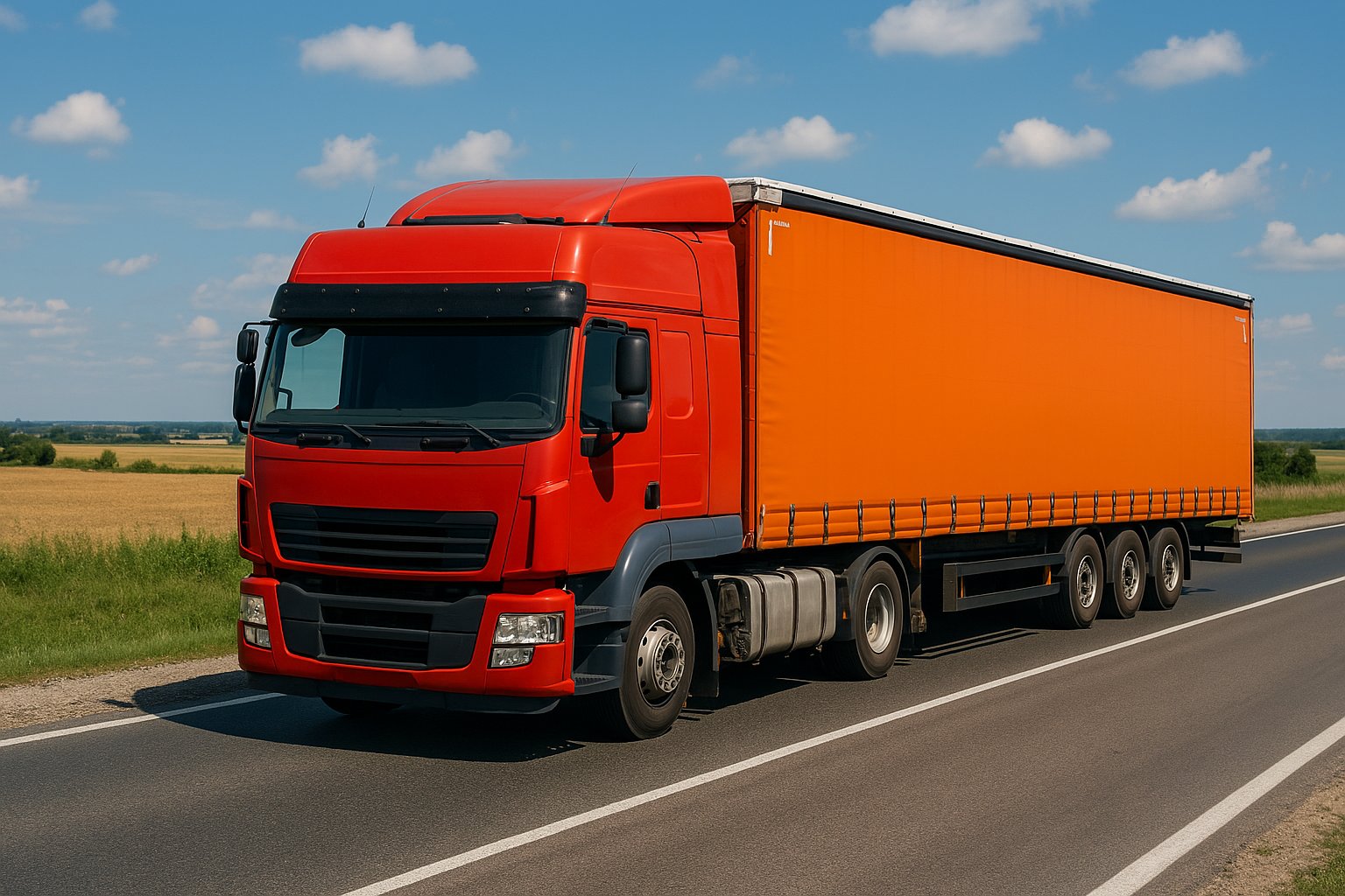 Camión en carretera